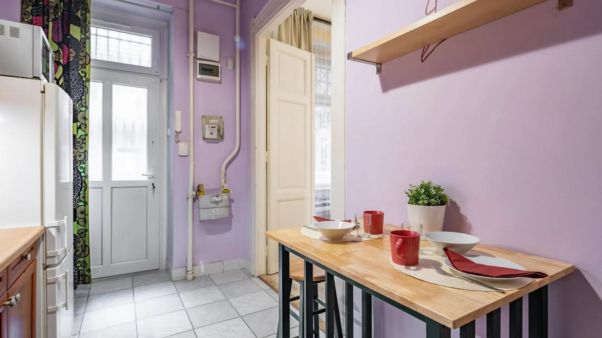Lilac Escape On Baross Street Budapest
