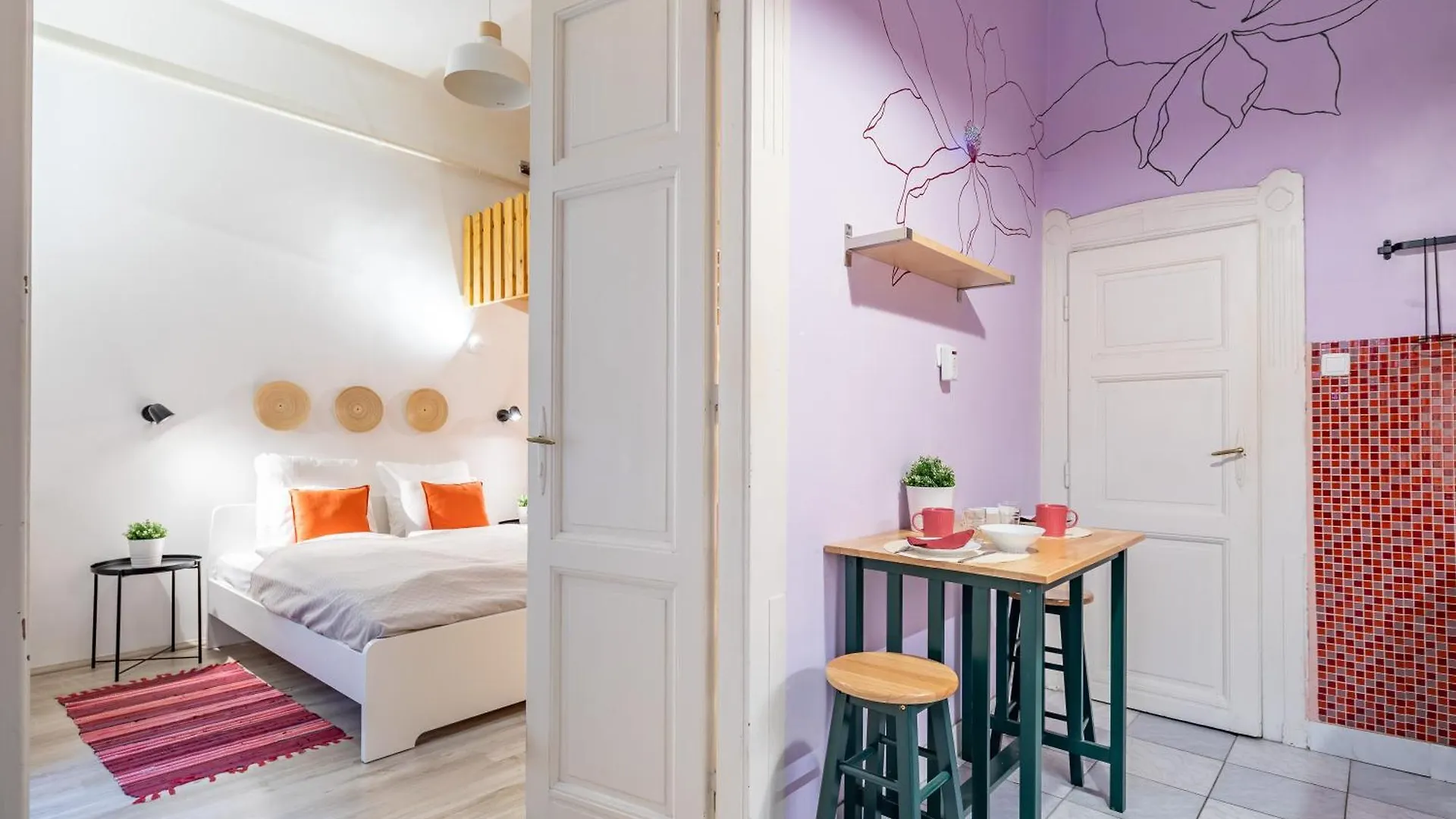 Lilac Escape On Baross Street Budapest